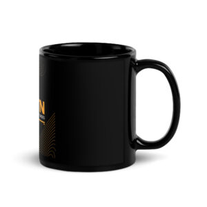 NSTN Black Glossy Mug